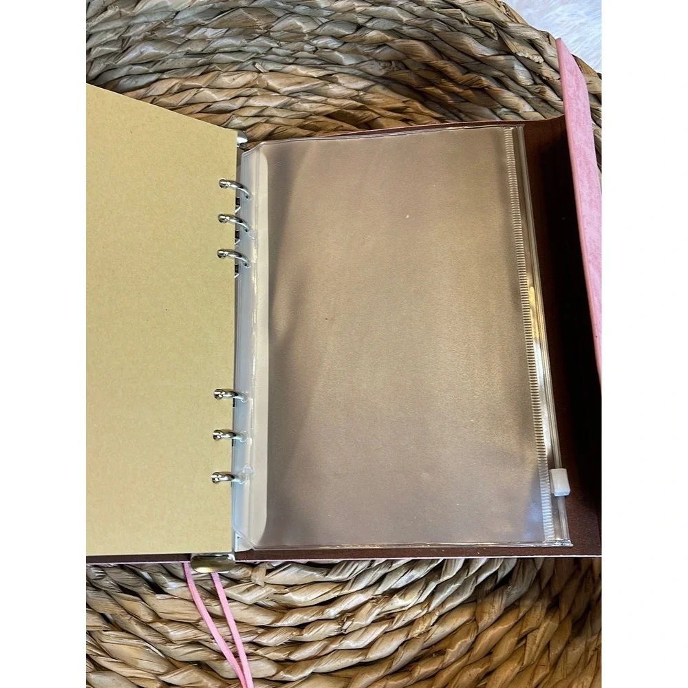 Junk Journal Book Vintage Style‎ Leather Binder Book